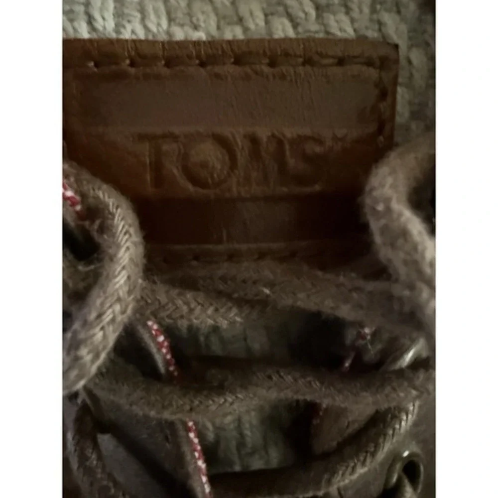 Tom's Oxford Mens Business Casual Shoes 11.5 Knit/leather Tie‎ UPS